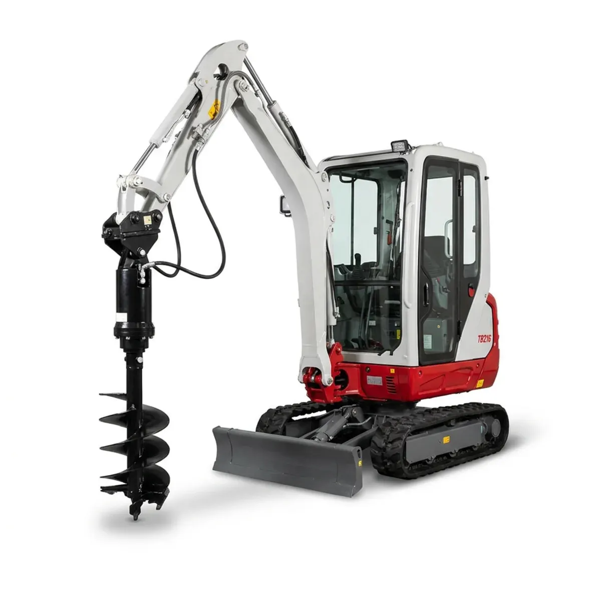 Takeuchi TB216 Minibagger 1,8 t mit Erdbohrer, Land.Bau.Werk